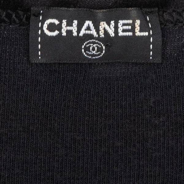 Chanel SS96 Velour Baby Blue Monogram Dress · INTO