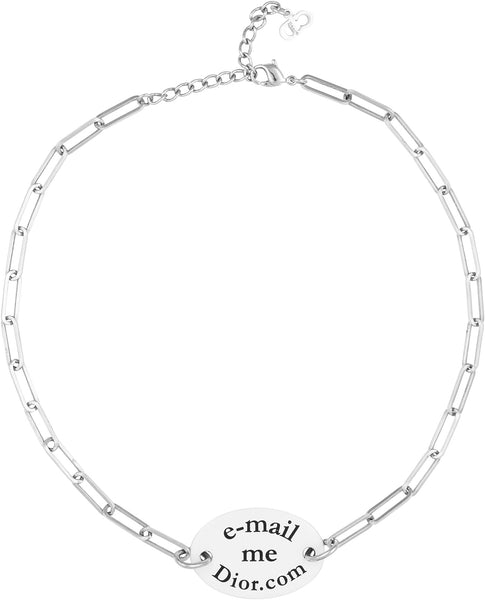 Christian Dior J'Adore Dior Email Choker Necklace