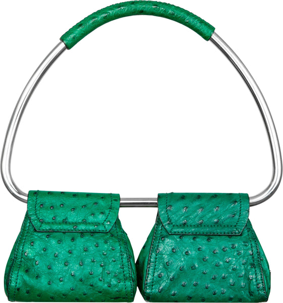 Prada Spring 2003 Runway Leather Embossed Swing Bag