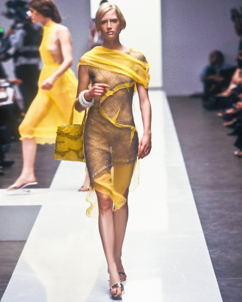 Fendi Spring 2000 Runway Asymmetrical Dress | EL CYCER