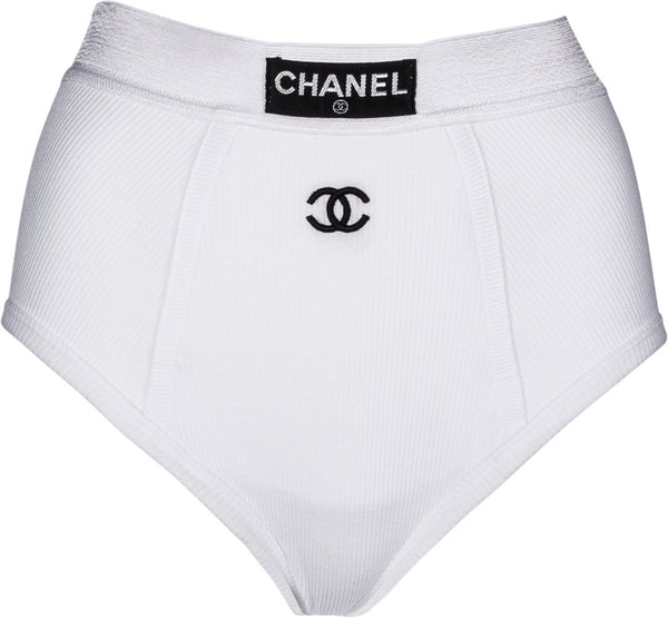 Chanel Iconic Logo Spring 1993 Runway Briefs