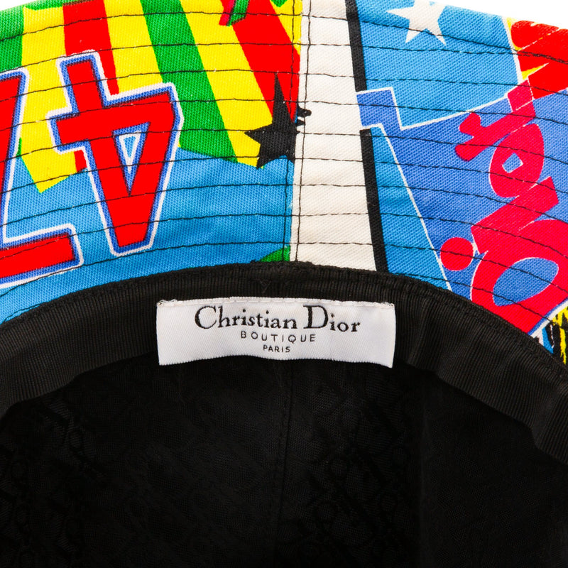 Christian Dior Multicolor Rasta Mania Bucket Hat