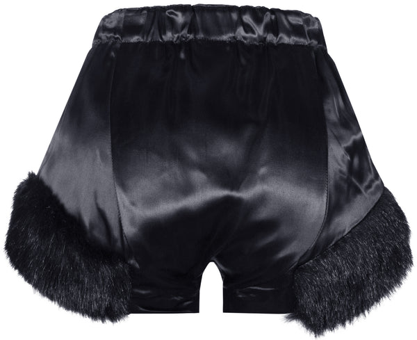 Vivienne Westwood Fall 1991 Runway Faux Fur Hot Pants