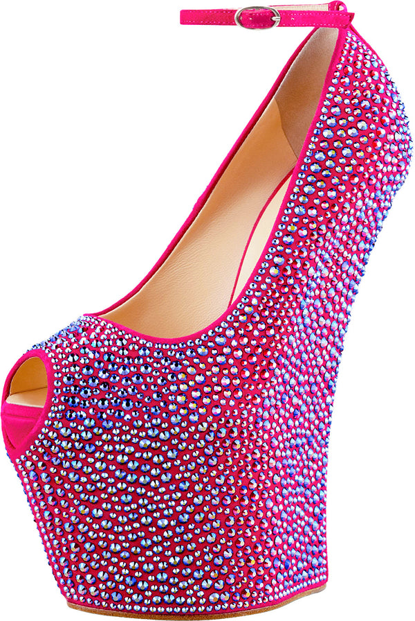 Giuseppe Zanotti Spring 2012 Swarovski Embellished Exaggerated Platforms