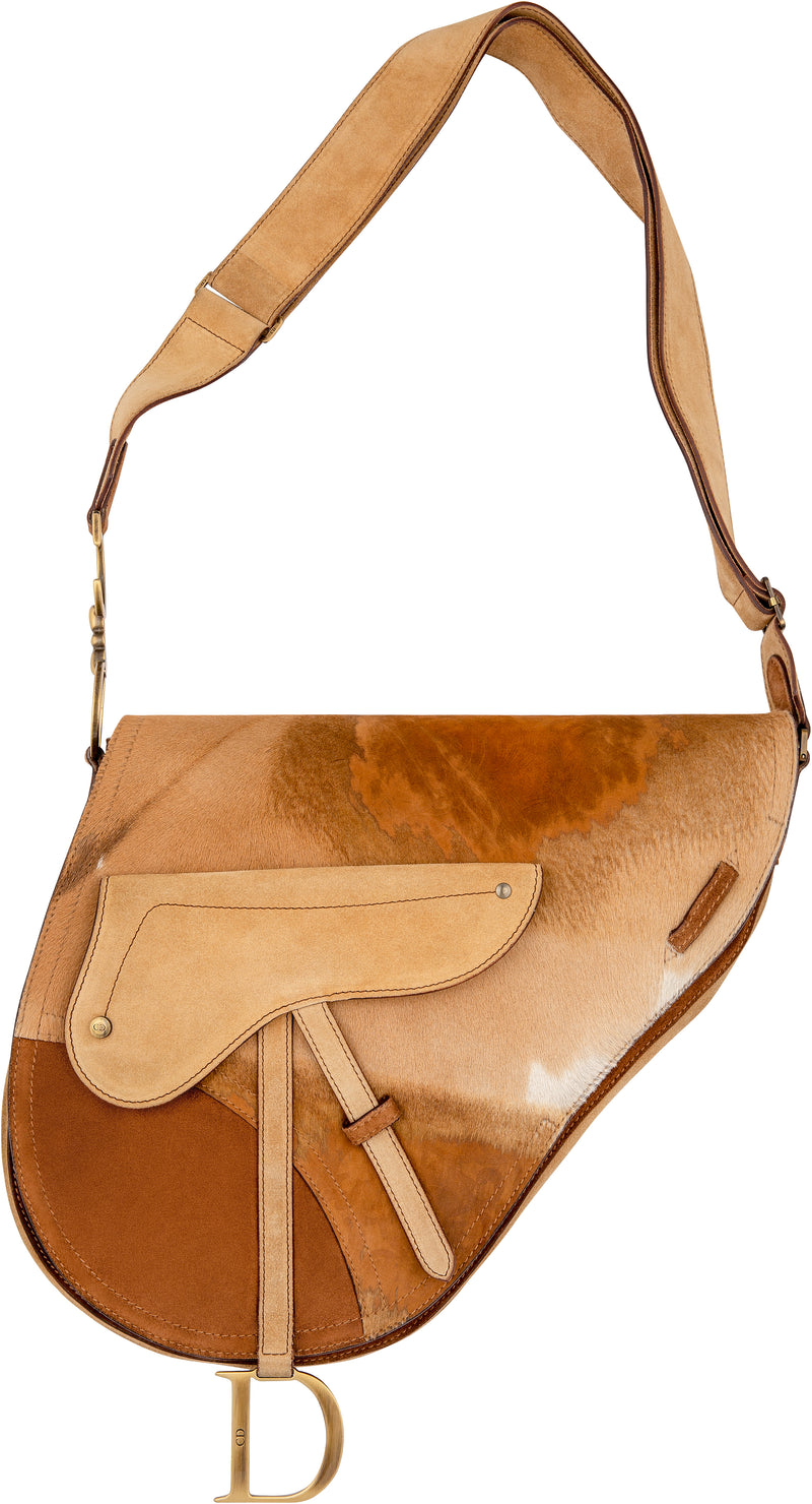 Christian Dior Saddle Suede Bag