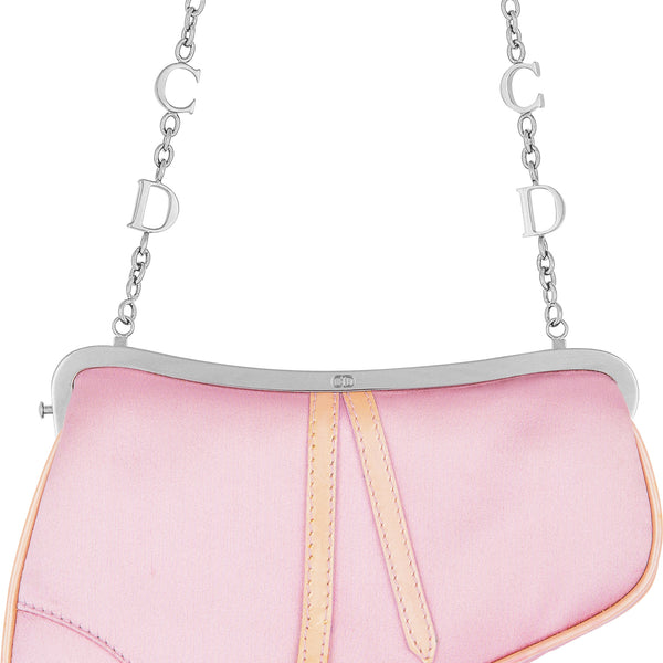 Christian Dior Mini Girly Saddle Bag - Pink Shoulder Bags