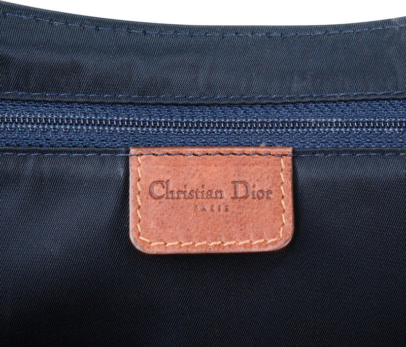Christian Dior Vintage Street Chic Columbus Shoulder Bag Diorissimo Canvas  with