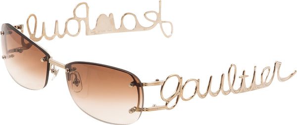 Jean Paul Gaultier Cursive Logo Sunglasses