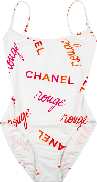 Chanel Spring 1996 Rouge Logo One-Piece | EL CYCER