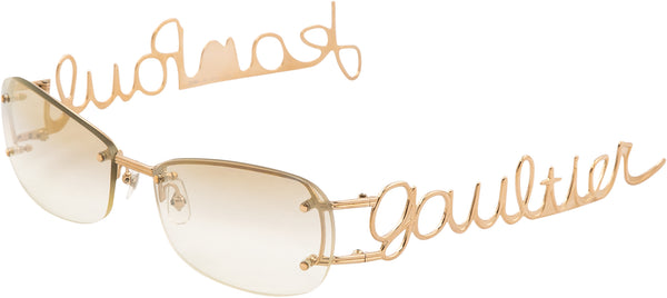 Jean Paul Gaultier Cursive Logo Sunglasses