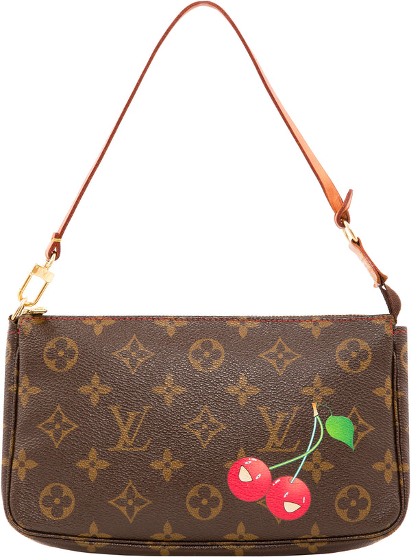 Louis Vuitton Takashi Murakami Cerises Pochette Accessories Bag