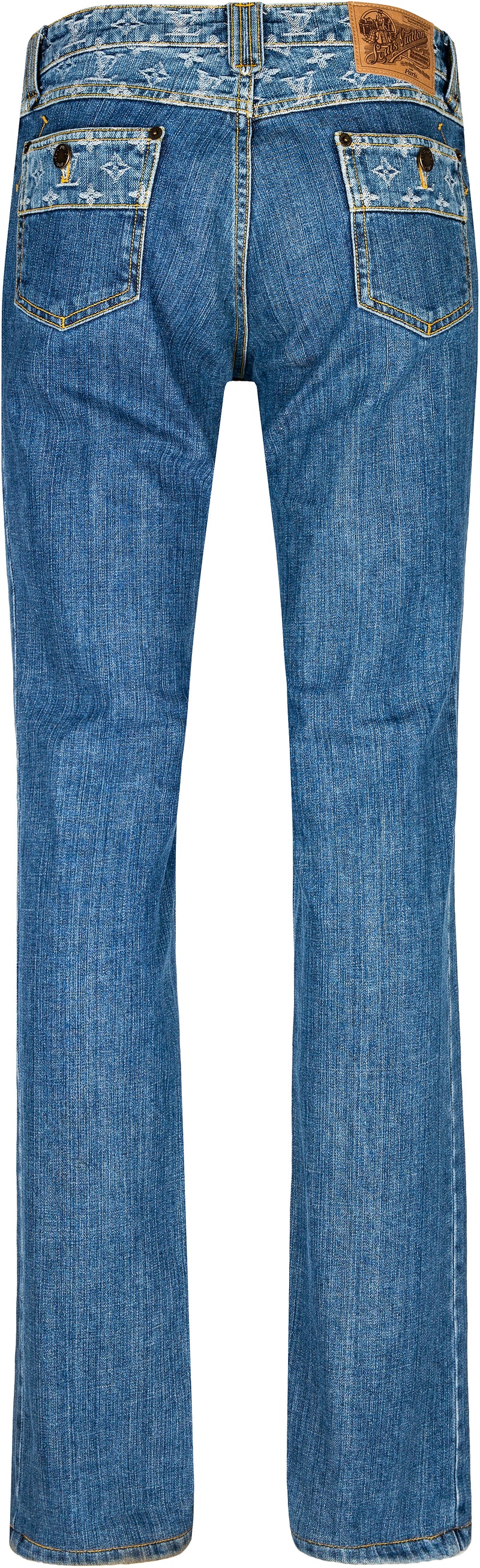 Monogram Patch Boot-Cut Jeans