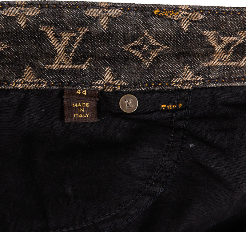 Louis Vuitton, Jeans, Louis Vuitton Denim Monogram Jeans