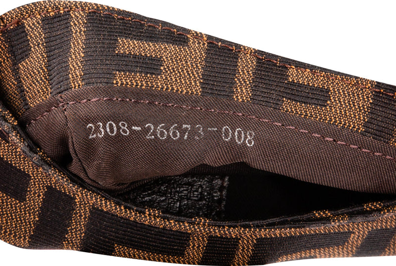 Brown Fendi Mini Zucca Croissant Handbag Pouch – Designer Revival