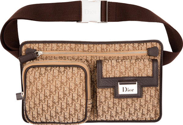 Christian Dior Beige Diorissimo Crossbody Belt Bag