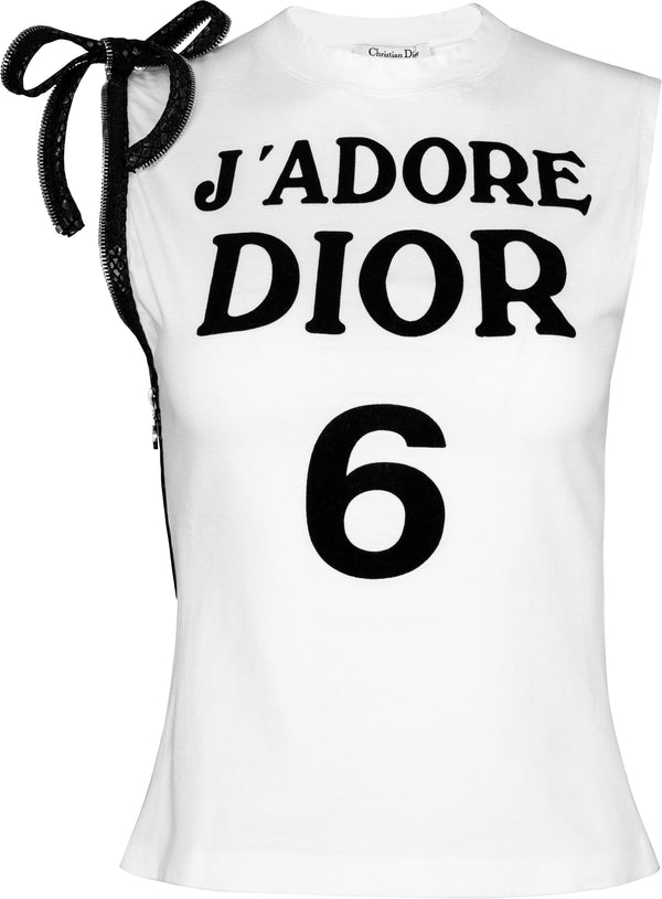 Christian Dior J'Adore Dior 6 Zipper Sleeveless Top | EL CYCER