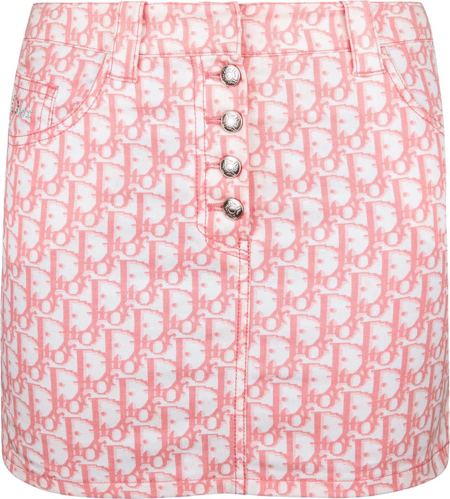 Preowned Dior Midlength Skirt In Pink  ModeSens