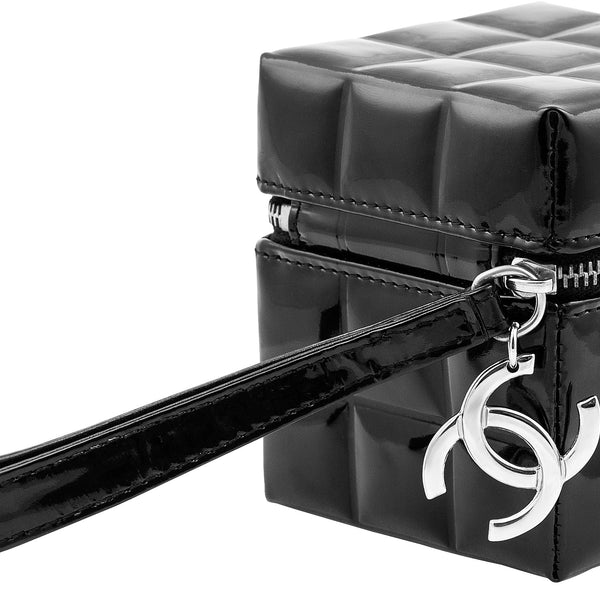 Chanel Casino Cubed Patent Dice Wrist Clutch