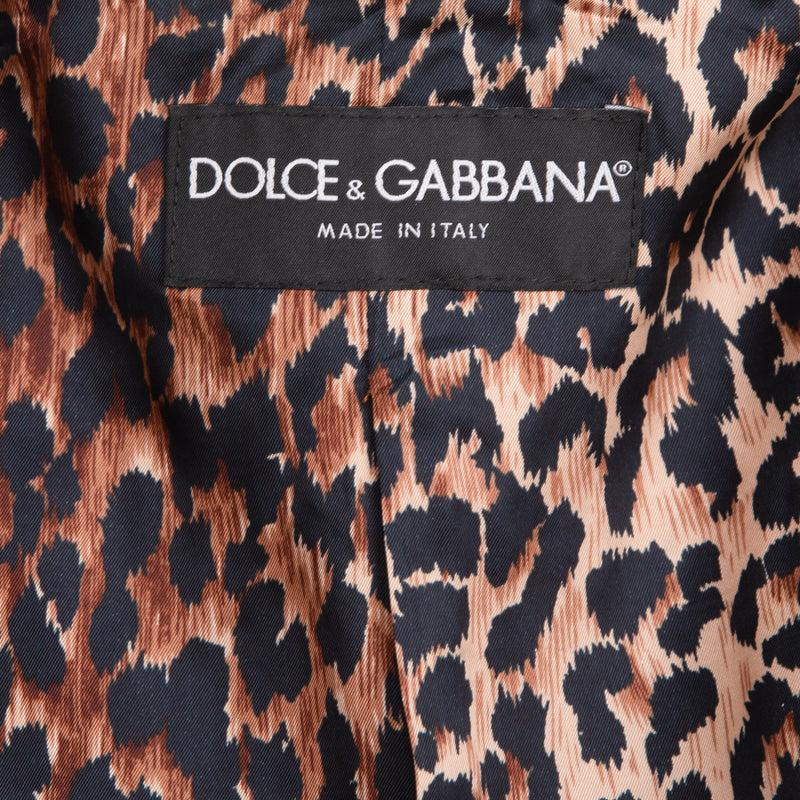 Dolce & Gabbana Spring 2001 Runway Leather Biker Jacket | EL CYCER