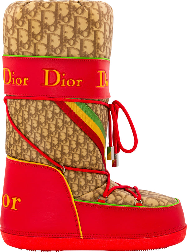 Christian Dior Rasta Diorissimo Moon Boots