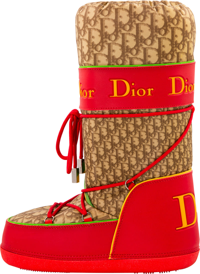 Christian Dior Rasta Diorissimo Lace-up Boots