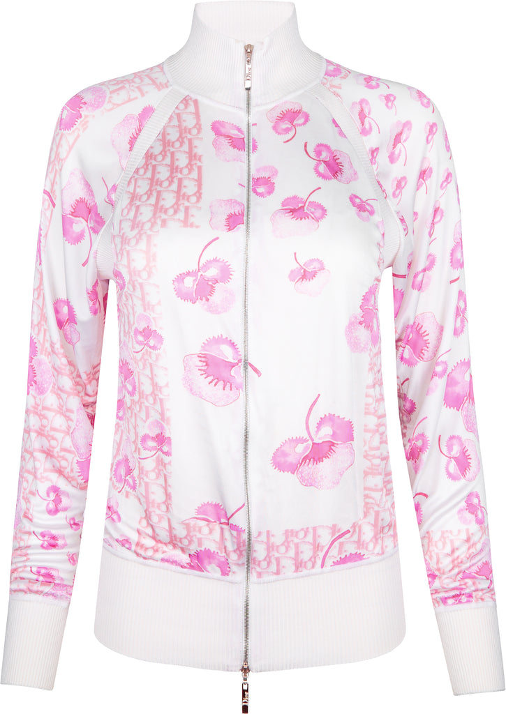 Christian Dior Resort 2005 Logo Flowers Track Jacket | EL CYCER