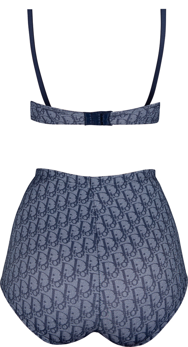 Christian Dior Navy Diorissimo Bikini Set