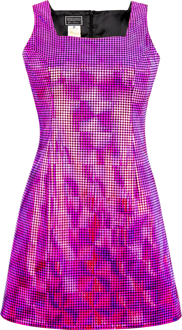 Gianni Versace Versus Holographic Party Dress