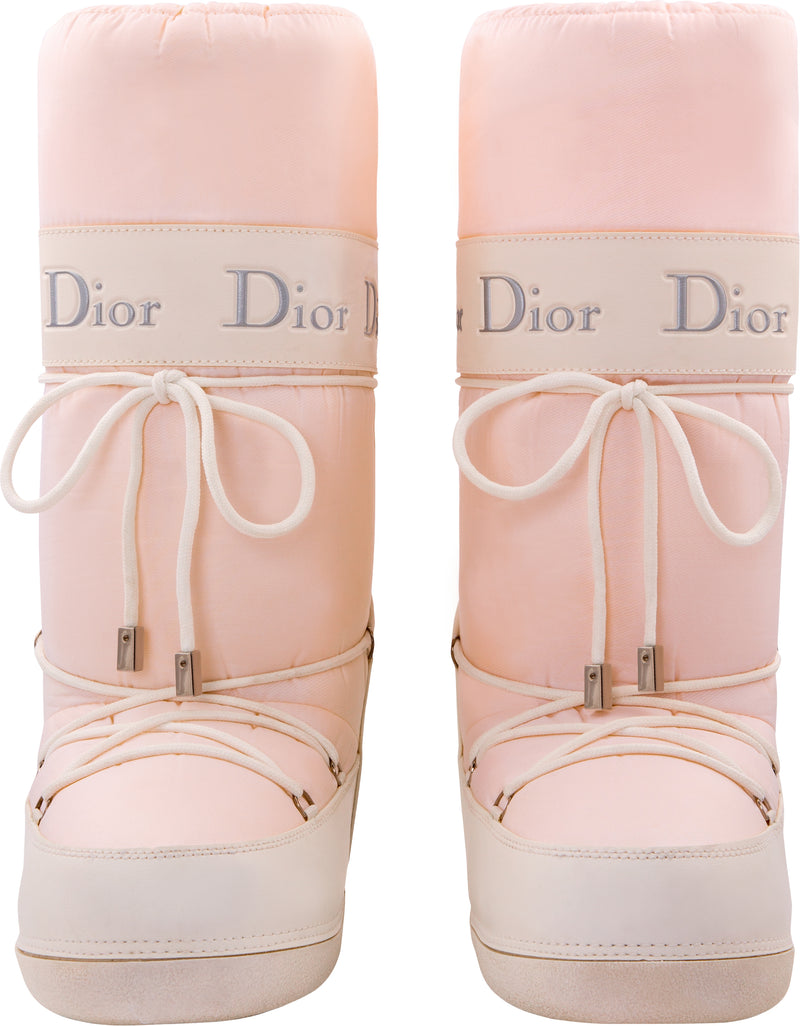 Christian Dior 2000s Fur Moon Boots · INTO