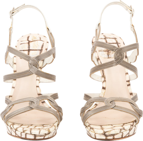 Christian Dior Spring 2009 Runway Goddess Platform Sandals