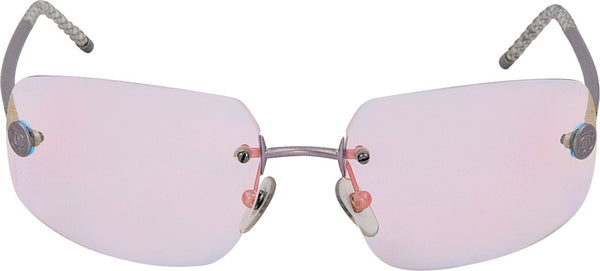 Chanel Iridescent Logo Mirror Sunglasses