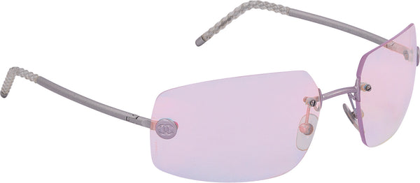 Chanel Iridescent Logo Mirror Sunglasses