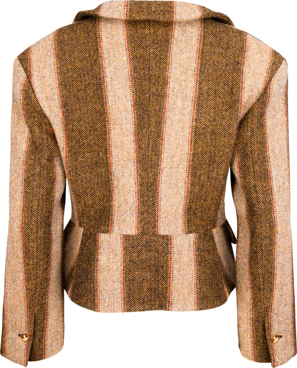 Vivienne Westwood Tweed Heart Blazer Jacket