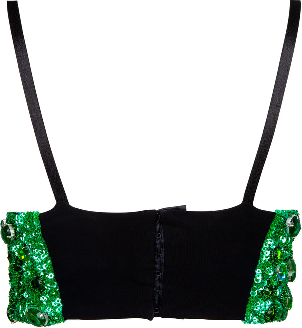 Dolce & Gabbana Crystal Embellished Bustier Top