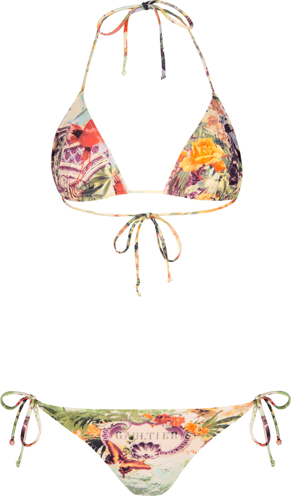 Jean Paul Gaultier Soleil Flamingo Logo Bikini