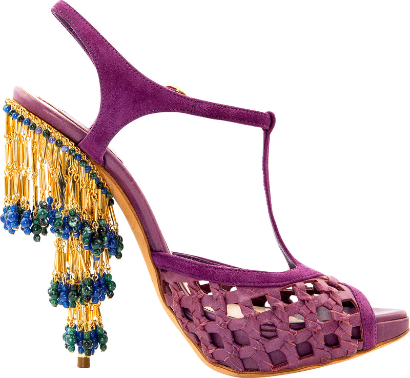 Christian Dior Resort 2009 Runway Cha Cha Beaded Platform Sandals