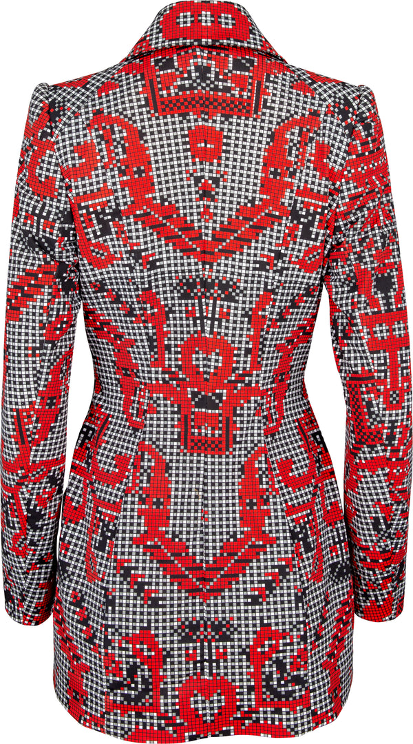 Vivienne Westwood Spring 1997 Runway Pixel Blazer Jacket