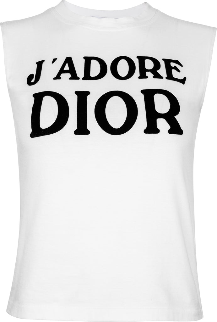 Christian Dior J'Adore Dior Fall 2001 Runway Sleeveless Top | EL