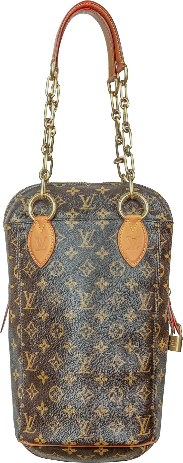 Louis Vuitton Brown Leather Canvas Monogram Iconoclasts Karl Lagerfeld  Limited Edition Shoulder Bag Louis Vuitton