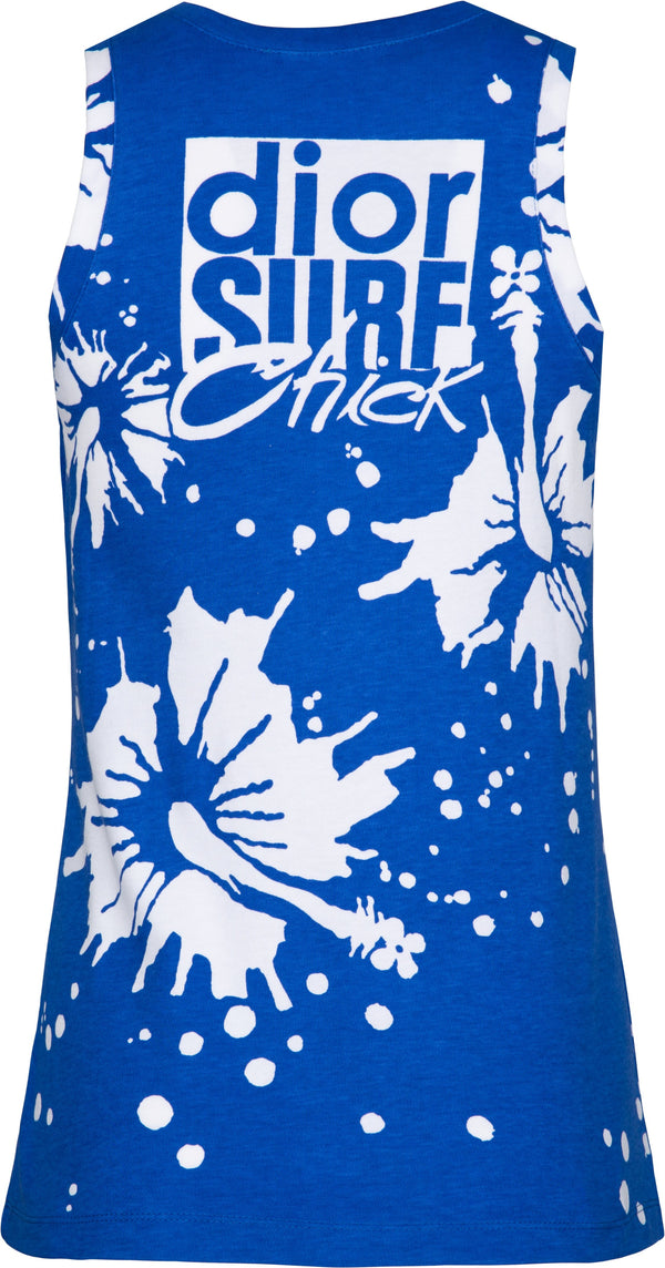 Christian Dior Surf Chick Sleeveless Lace-up Top