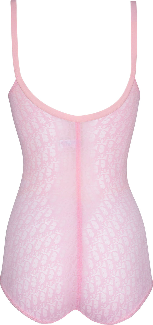 Christian Dior Pink Diorissimo Sheer One-Piece