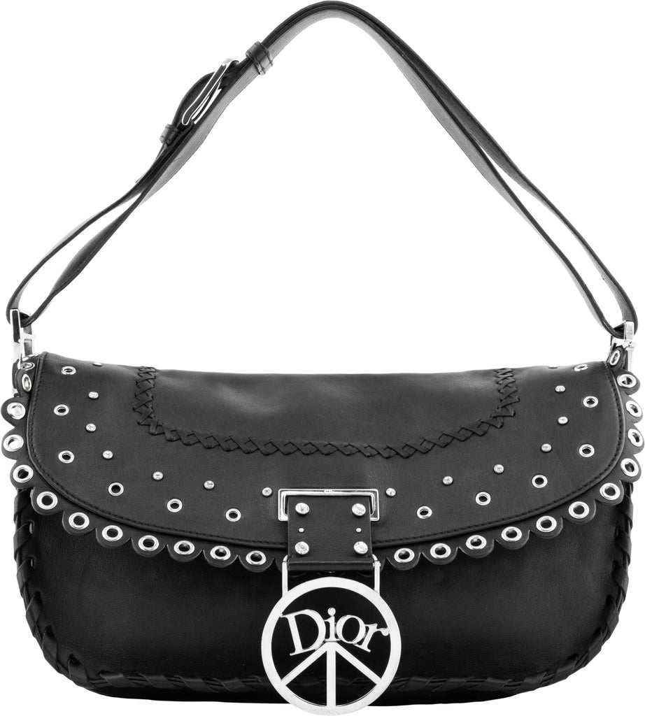 Dior Logo Plaque Shoulder Bag