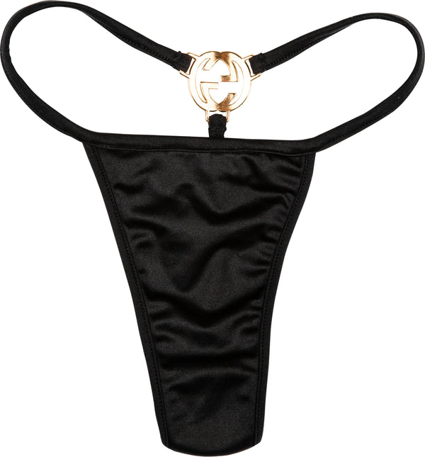 Gucci Museum Spring 1997 Runway Metal Logo G-String