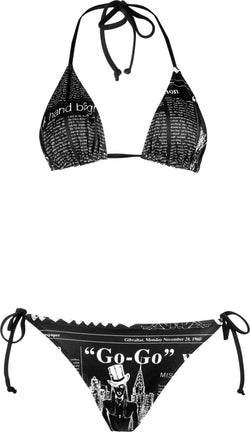 John Galliano Gazette Newspaper Bikini