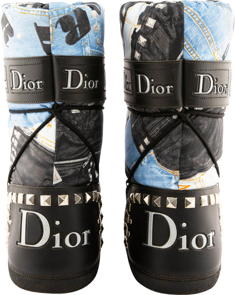 Christian Dior Trompe L'oeil Moon Boots | EL CYCER