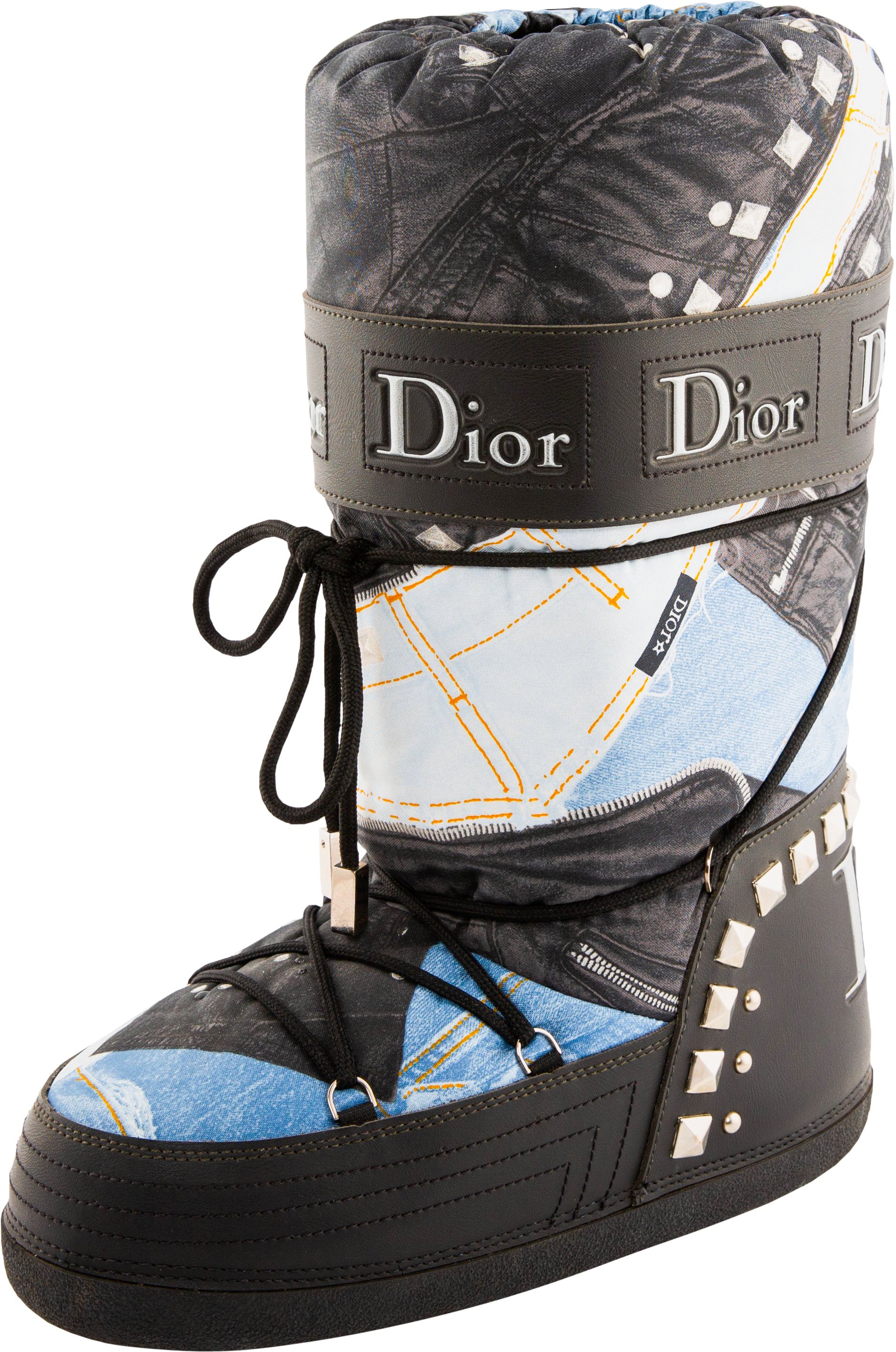 Christian Dior Trompe L'oeil Moon Boots | EL CYCER