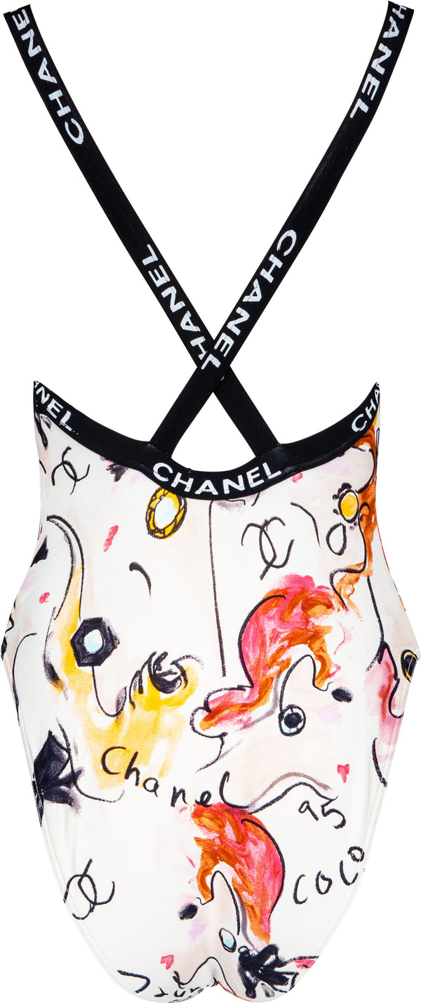 Chanel Spring 1995 Runway Logo One-Piece