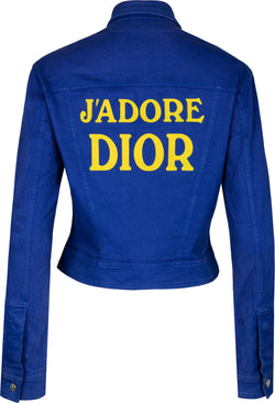 Christian Dior J'Adore Dior Fall 2001 Denim Jacket