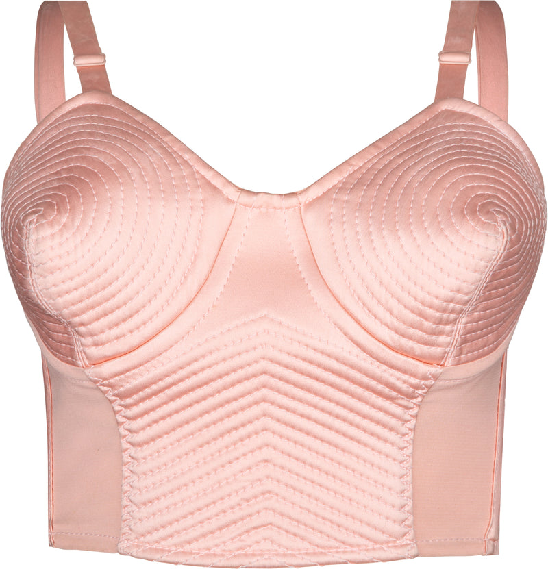 Iconic bra top in pink - Jean Paul Gaultier
