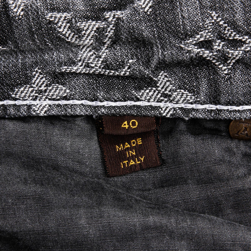Louis Vuitton, Jeans, Louis Vuitton Denim Monogram Jeans
